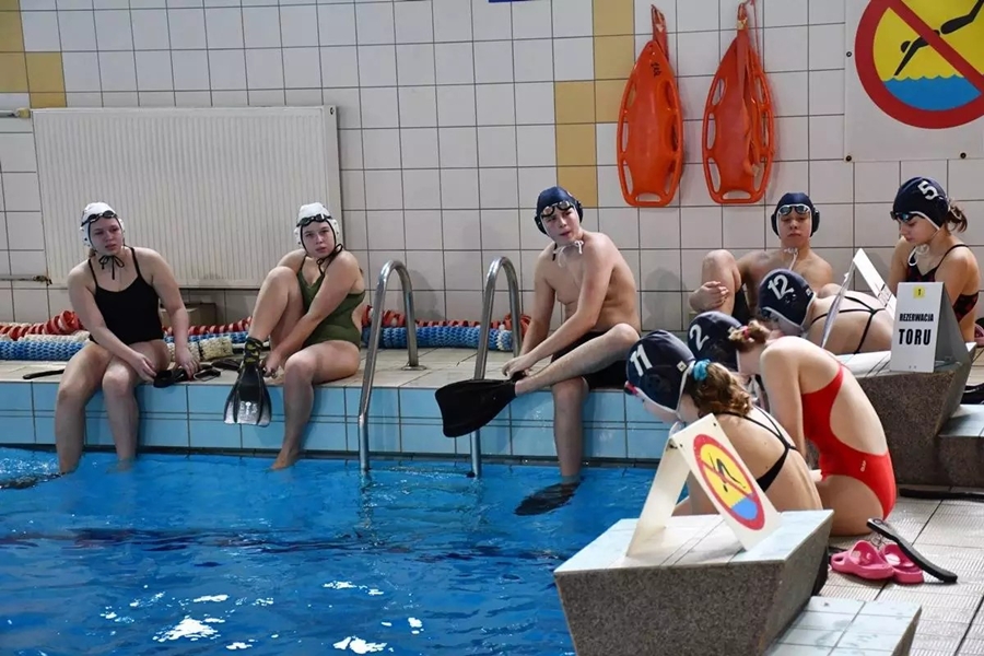Hokej pod wodą Walenie Siemianowice Śląskie Finał WOŚP w Rudzie Śląskiej 26 I 2025